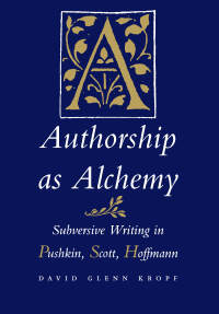 Cover image: Authorship as Alchemy 1st edition 9780804723008