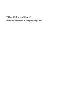 Omslagafbeelding: ‘This Culture of Ours’ 1st edition 9780804719209