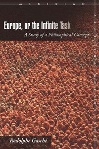 Titelbild: Europe, or The Infinite Task 1st edition 9780804760614