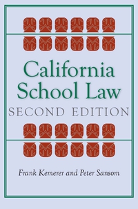 Cover image: California School Law 2nd edition 9780804760386