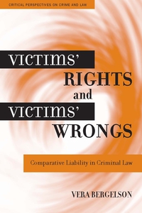 Titelbild: Victims' Rights and Victims' Wrongs 1st edition 9780804755382