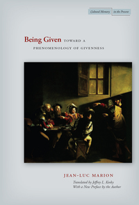 Cover image: Being Given 1st edition 9780804734110