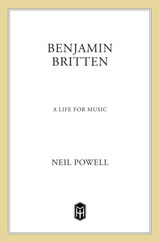 Imagen de portada: Benjamin Britten 9780805097740