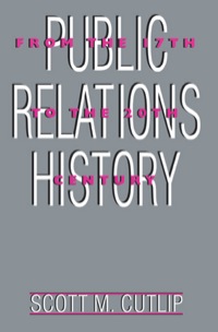 Cover image: Public Relations History 9780805817799