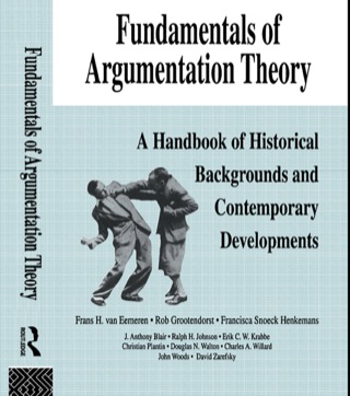 Cover image: Fundamentals of Argumentation Theory 9780805818611