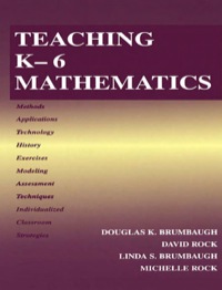 Cover image: Teaching K-6 Mathematics 9780805832686