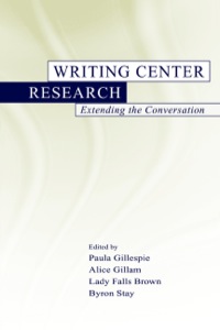 Cover image: Writing Center Research 9780805834468