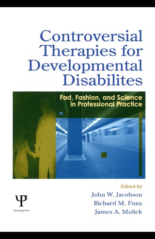 Cover image: Controversial Therapies for Developmental Disabilities 9780805841916