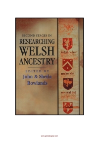 Cover image: Second Stages in Researching Welsh Ancestry 1st edition 9780806316192