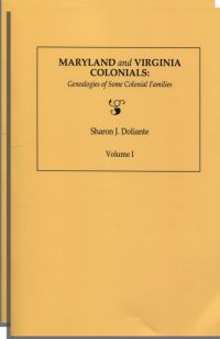 Cover image: Maryland and Virginia Colonials: Genealogies of Some Colonial Families: Bacon, Beall, Beasley, Cheney, Duckett, Dunbar, Ellyson, Elmore, Graves, Heydon, Howard, Jacob, Morris, Nuthall, Odell, Peerce, Reeder, Ridgley, Prather, Sprigg, Wesson, Williams 1st edition 9780806312934