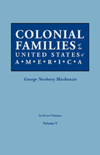 Cover image: Colonial Families of the United States of America, Volume V 1st edition 9780806319438