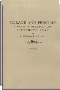 Cover image: Peerage and Pedigree: Studies in Peerage Law and Family History. Two Volumes 1st edition 9780806304250