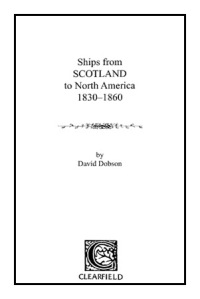 Imagen de portada: Ships from Scotland to North America, 1830-1860 1st edition 9780806351513