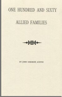 Imagen de portada: One Hundred and Sixty Allied Families 1st edition 9780806307633