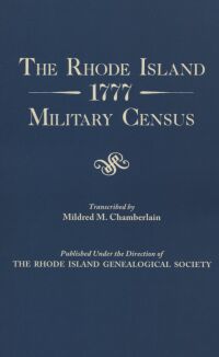 Cover image: The Rhode Island 1777 Military Census 1st edition 9780806311074