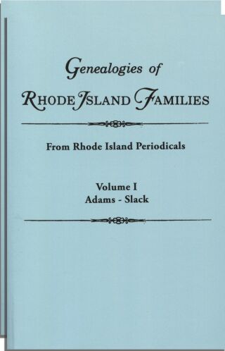 Imagen de portada: Genealogies of Rhode Island Families: From "The New England Historical and Genealogical Register." 2 vols. Selected and introduced by Gary Boyd Roberts 1st edition 9780806312187