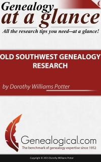 Imagen de portada: Genealogy at a Glance: Old Southwest Genealogy Research 1st edition 9780806319711
