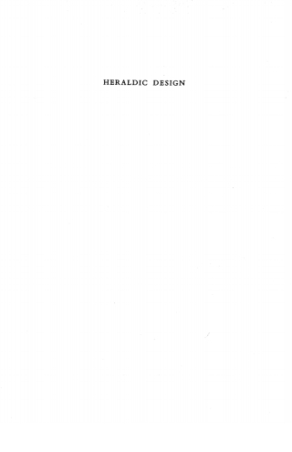 Cover image: Heraldic Design 1st edition 9780806359052