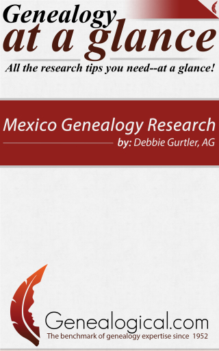 表紙画像: Genealogy at a Glance: Mexico Genealogy Research 1st edition 9780806321097