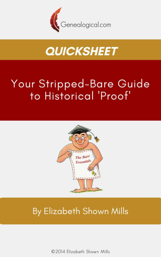 Cover image: QuickSheet: Your Stripped-Bare Guide to Historical 'Proof' 1st edition 9780806320014