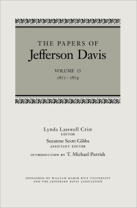 Cover image: The Papers of Jefferson Davis 9780807139066