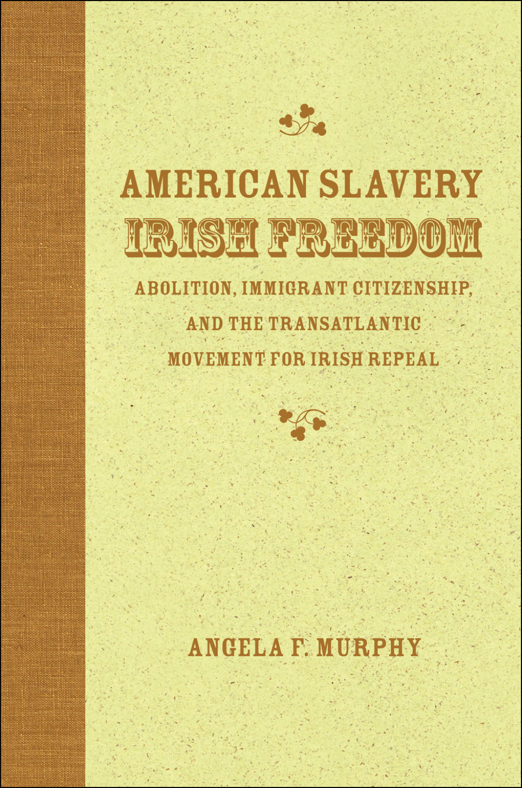 American Slavery, Irish Freedom Abolition, Immigrant Citizenship, and the Transatlantic Movement for Irish Repeal