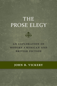Cover image: The Prose Elegy 9780807135051