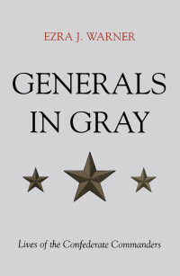 Titelbild: Generals in Gray 9780807151662