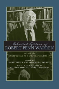 Cover image: Selected Letters of Robert Penn Warren 9780807152850