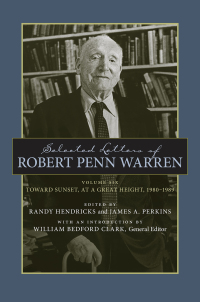 Cover image: Selected Letters of Robert Penn Warren 9780807152850