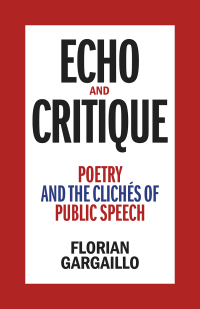 Imagen de portada: Echo and Critique 9780807179352