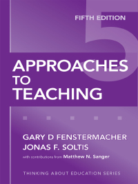 Cover image: Approaches to Teaching 5th edition 9780807749821