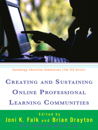 Omslagafbeelding: Creating and Sustaining Online Professional Learning Communities 9780807749401