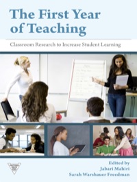 Omslagafbeelding: The First Year of Teaching: Classroom Research to Increase Student Learning 9780807755471
