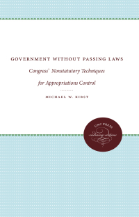 Imagen de portada: Government Without Passing Laws 1st edition 9780807810941