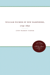 Imagen de portada: William Plumer of New Hampshire, 1759–1850 9780807808450