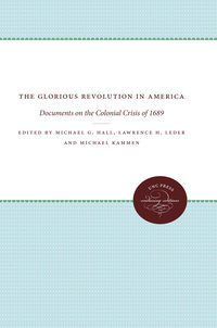 Imagen de portada: The Glorious Revolution in America 9780807809129