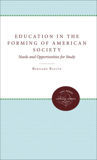 Cover image: Education in the Forming of American Society 9780807840474