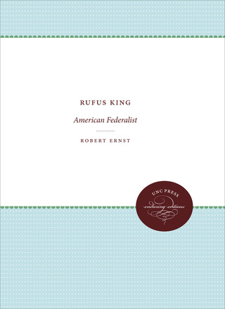 Imagen de portada: Rufus King 9780807839492