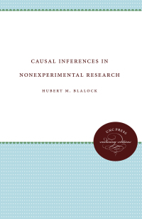 Cover image: Causal Inferences in Nonexperimental Research 1st edition 9780807840108