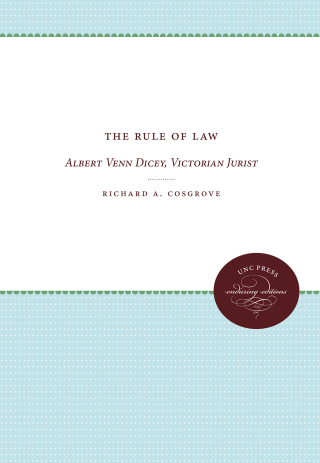 Cover image: The Rule of Law 1st edition 9780807814109