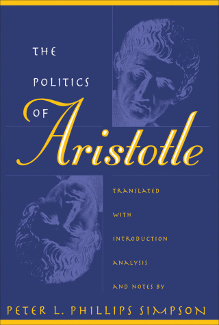 Imagen de portada: The Politics of Aristotle 1st edition 9780807846377