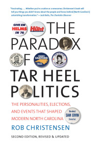 Cover image: The Paradox of Tar Heel Politics 2nd edition 9780807871515