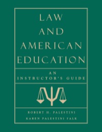 Cover image: Law and American Education 9780810842076