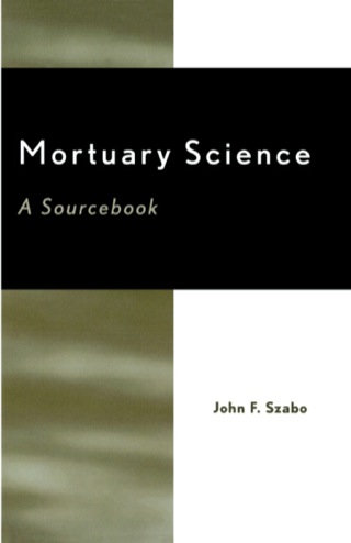 Cover image: Mortuary Science 9780810845879