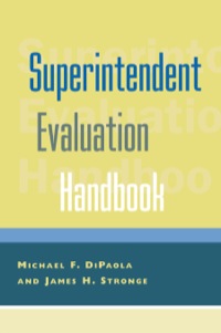 Cover image: Superintendent Evaluation Handbook 9780810846074