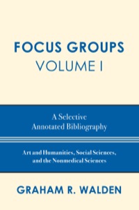Cover image: Focus Groups 9780810861176
