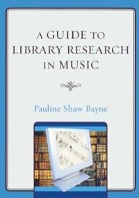 Cover image: A Guide to Library Research in Music 9780810861480