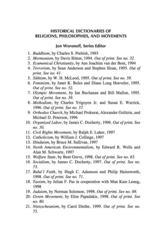 Cover image: Historical Dictionary of Hume's Philosophy 9780810853614