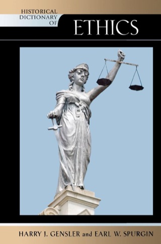 Cover image: Historical Dictionary of Ethics 1st edition 9780810857636